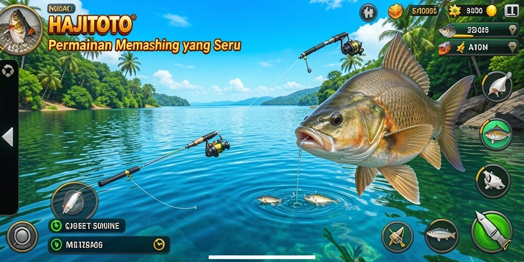 Tangkapan ikan besar dalam permainan memancing HAJITOTO.