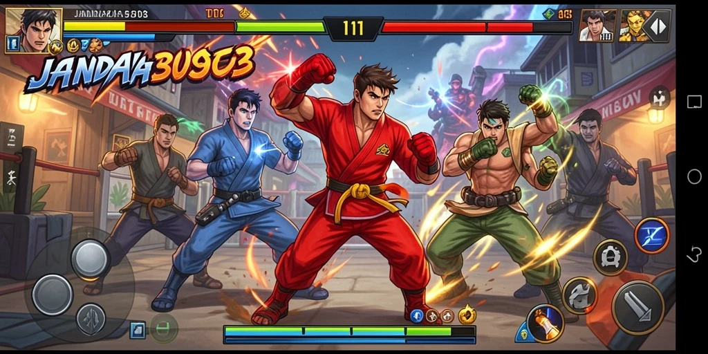 Gameplay seru di JANDA303 dengan pertarungan action-packed.