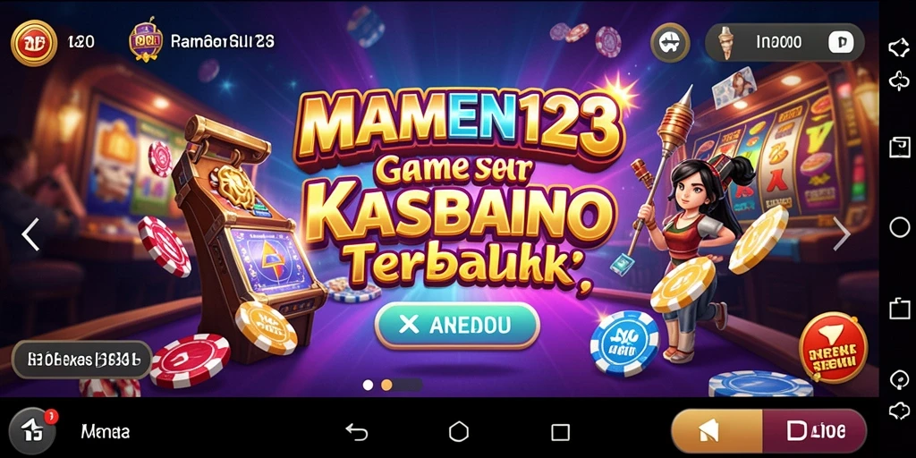 Tampilan gameplay MAMEN123 menampilkan keseruan permainan Kasino yang mendebarkan.