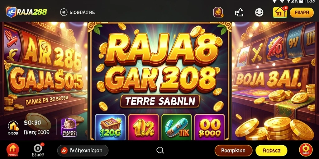 Gameplay menarik RAJA288 dengan grafik slot yang memukau.